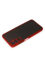 Uray store Samsung Galaxy A05S Kılıf Montreal Silikon Kapak - Kırmızı - Görsel 3