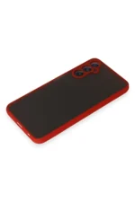 Uray store Samsung Galaxy A05S Kılıf Montreal Silikon Kapak - Kırmızı - Görsel 4