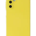 Uray store Samsung Galaxy A05S Kılıf Nano içi Kadife Silikon - Sarı