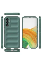 Uray store Samsung Galaxy A05S Kılıf Optimum Silikon - Koyu Yeşil - Görsel 2