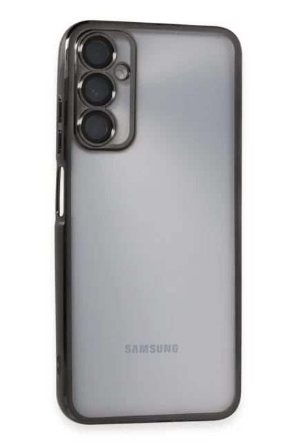 Uray store Samsung Galaxy A05S Kılıf Razer Lensli Silikon - Siyah
