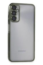 Uray store Samsung Galaxy A05S Kılıf Razer Lensli Silikon - Yeşil