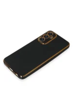 Uray store Samsung Galaxy A05S Kılıf Volet Silikon - Siyah - Görsel 4