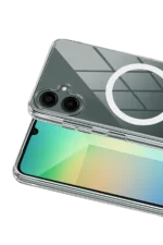 Uray store Samsung Galaxy A06 Combo Sert Şeffaf Magsafe Kapak - Şeffaf - Görsel 2