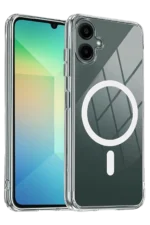 Uray store Samsung Galaxy A06 Combo Sert Şeffaf Magsafe Kapak - Şeffaf