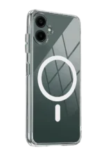 Uray store Samsung Galaxy A06 Combo Sert Şeffaf Magsafe Kapak - Şeffaf - Görsel 3