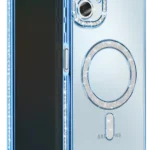 Uray store Samsung Galaxy A06 Joke Simli Magneticsafe Kılıf - Mavi