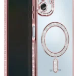 Uray store Samsung Galaxy A06 Joke Simli Magneticsafe Kılıf - Pembe