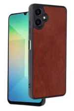 Uray store Samsung Galaxy A06 Kılıf Aras Deri Kapak - Bordo