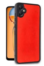 Uray store Samsung Galaxy A06 Kılıf Aras Deri Kapak - Kırmızı - Görsel 2