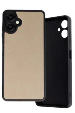 Uray store Samsung Galaxy A06 Kılıf Aras Deri Kapak - Pudra - Görsel 2