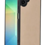 Uray store Samsung Galaxy A06 Kılıf Aras Deri Kapak - Pudra