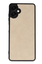 Uray store Samsung Galaxy A06 Kılıf Aras Deri Kapak - Pudra - Görsel 3