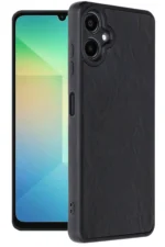 Uray store Samsung Galaxy A06 Kılıf Aras Deri Kapak - Siyah
