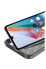 Uray store Samsung Galaxy A06 Kılıf Auto Focus Karbon Kapak - Gri - Görsel 2