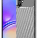 Uray store Samsung Galaxy A06 Kılıf Auto Focus Karbon Kapak - Gri