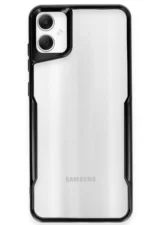 Uray store Samsung Galaxy A06 Kılıf Boyi Silikon Kapak - Siyah