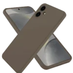 Uray store Samsung Galaxy A06 Kılıf First Silikon - Kahverengi