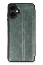 Uray store Samsung Galaxy A06 Kılıf Flip Cover - Koyu Yeşil