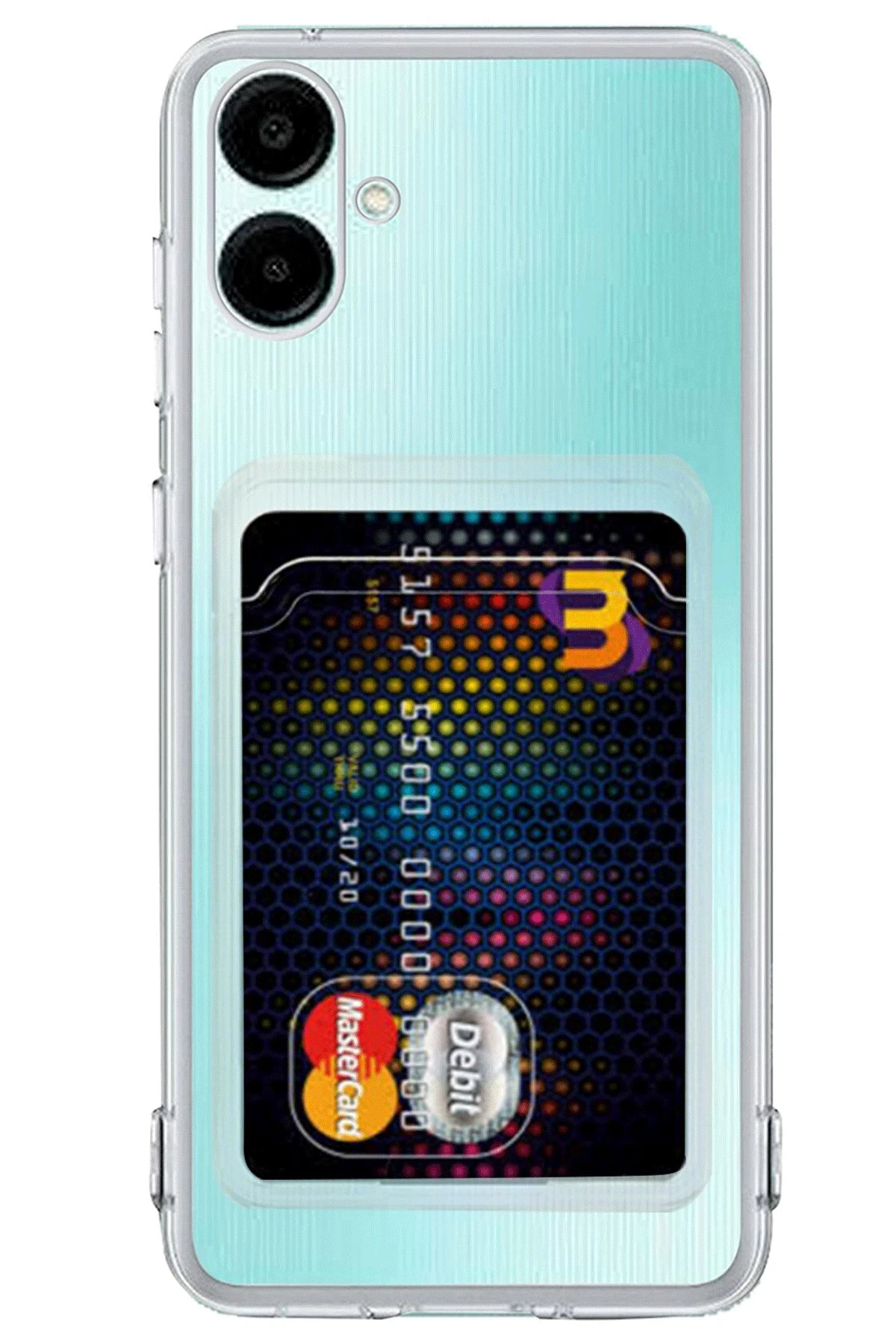 newface-samsung-galaxy-a06-kilif-kart-seffaf-silikon-seffaf-default Uray store Samsung Galaxy A06 Kılıf Kart Şeffaf Silikon - Şeffaf - Görsel 1