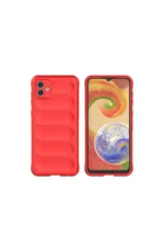 Uray store Samsung Galaxy A06 Kılıf Optimum Silikon - Kırmızı - Görsel 3