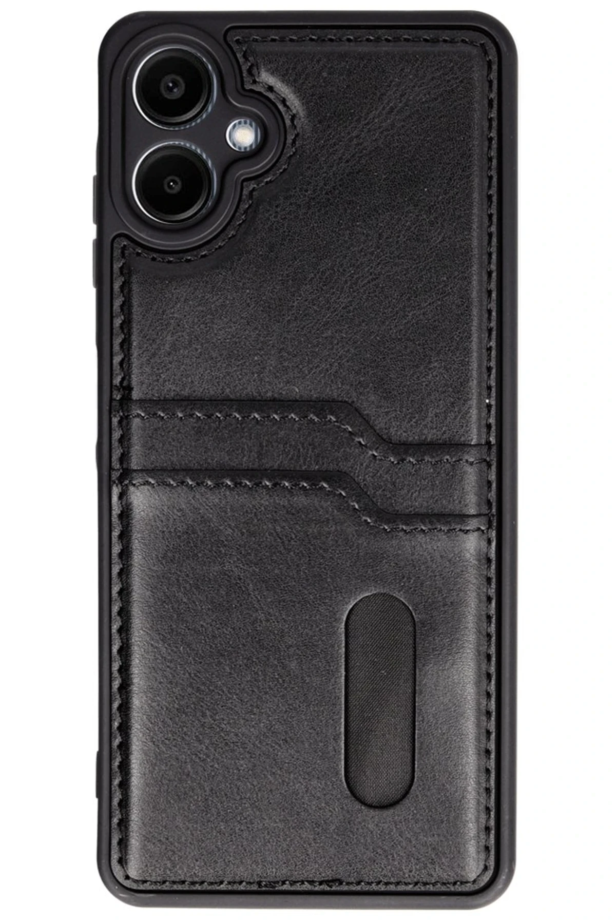newface-samsung-galaxy-a06-kilif-sara-kartvizitli-deri-kilif-siyah-default Uray store Samsung Galaxy A06 Kılıf Sara Kartvizitli Deri Kılıf - Siyah - Görsel 1