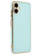 Uray store Samsung Galaxy A06 Kılıf Volet Silikon - Açık Yeşil - Görsel 2