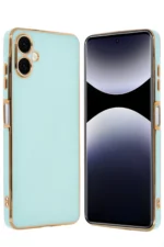 Uray store Samsung Galaxy A06 Kılıf Volet Silikon - Açık Yeşil