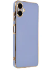 Uray store Samsung Galaxy A06 Kılıf Volet Silikon - Mavi - Görsel 2