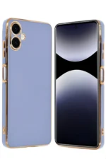 Uray store Samsung Galaxy A06 Kılıf Volet Silikon - Mavi