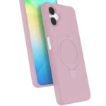 Uray store Samsung Galaxy A06 Regal Magsafe Standlı Kapak - Açık Pembe