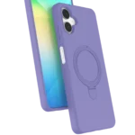 Uray store Samsung Galaxy A06 Regal Magsafe Standlı Kapak - Lila