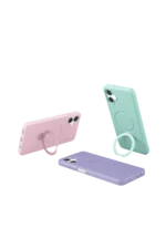 Uray store Samsung Galaxy A06 Regal Magsafe Standlı Kapak - Turuncu - Görsel 5