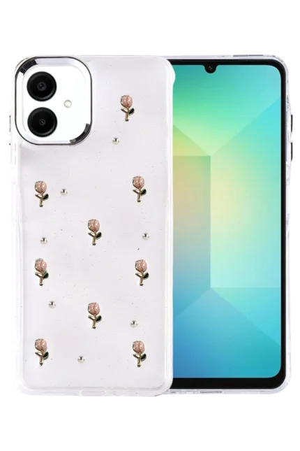 Uray store Samsung Galaxy A07 4G Fiyonk Desenli Kapak - Desen 6