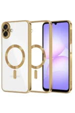 Uray store Samsung Galaxy A07 4G Kross Magneticsafe Kapak - Gold