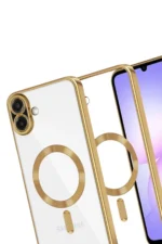 Uray store Samsung Galaxy A07 4G Kross Magneticsafe Kapak - Gold - Görsel 3