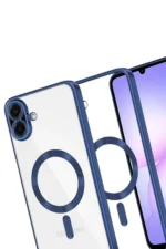 Uray store Samsung Galaxy A07 4G Kross Magneticsafe Kapak - Lacivert - Görsel 3