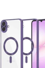 Uray store Samsung Galaxy A07 4G Kross Magneticsafe Kapak - Mor - Görsel 2