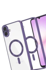 Uray store Samsung Galaxy A07 4G Kross Magneticsafe Kapak - Mor - Görsel 3