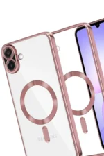 Uray store Samsung Galaxy A07 4G Kross Magneticsafe Kapak - Rose - Görsel 3