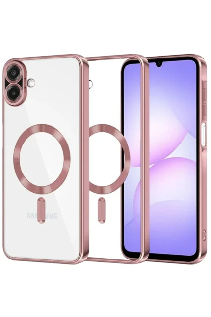 Uray store Samsung Galaxy A07 4G Kross Magneticsafe Kapak - Rose