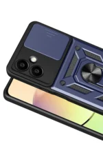 Uray store Samsung Galaxy A07 4G Pars Lens Yüzüklü Silikon - Lacivert - Görsel 2