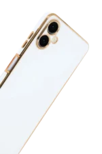 Uray store Samsung Galaxy A07 4G Volet Silikon - Beyaz - Görsel 3