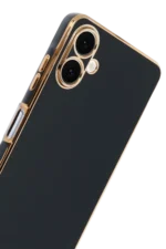 Uray store Samsung Galaxy A07 4G Volet Silikon - Siyah - Görsel 3