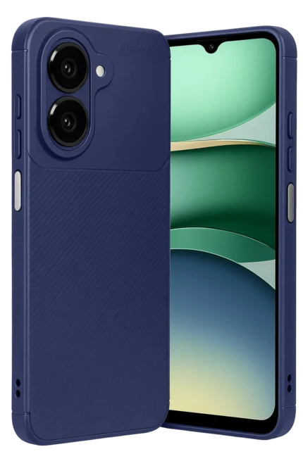 Uray store Samsung Galaxy A07 4G Auto Focus Karbon Kapak - Lacivert