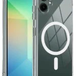Uray store Samsung Galaxy A07 4G Combo Sert Şeffaf Magsafe Kapak - Şeffaf