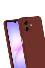 Uray store Samsung Galaxy A07 4G First Silikon - Bordo - Görsel 3