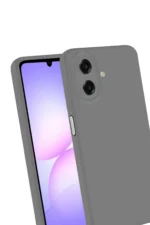 Uray store Samsung Galaxy A07 4G First Silikon - Gri - Görsel 3