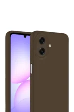 Uray store Samsung Galaxy A07 4G First Silikon - Kahverengi - Görsel 2