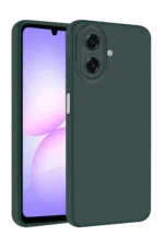 Uray store Samsung Galaxy A07 4G First Silikon - Koyu Yeşil